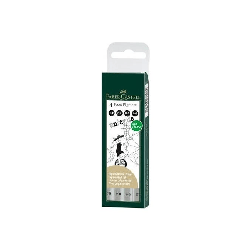 Faber-Castell-167004-penna-tecnica-Nero-4-pz
