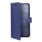 Celly Wally One XXXL custodia per cellulare 15,2 cm (6") Custodia flip a libro Blu