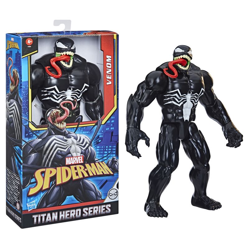 Marvel-Spider-Man---Titan-Hero-Series---Venom-Deluxe-action-figure-da-30-cm-dai-4-anni-in-su