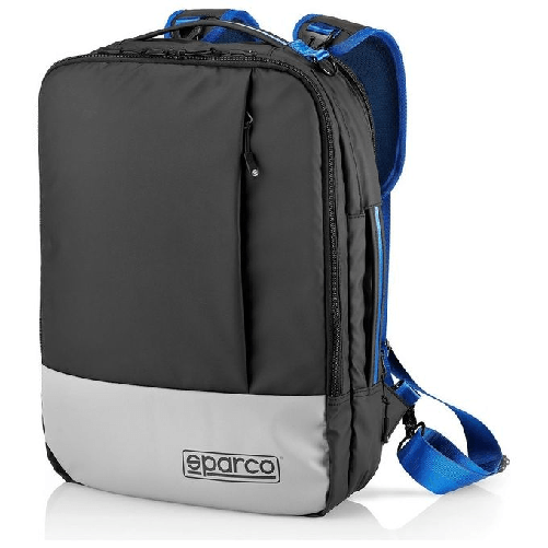 Sparco-SPBACKPACK-borsa-per-notebook-396-cm--15.6---Zaino-Nero-Blu-Grigio