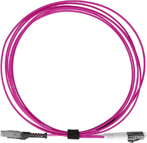 Cavo patch fibra ottica duplex MDC-LC Multimodale OM4 1 metro