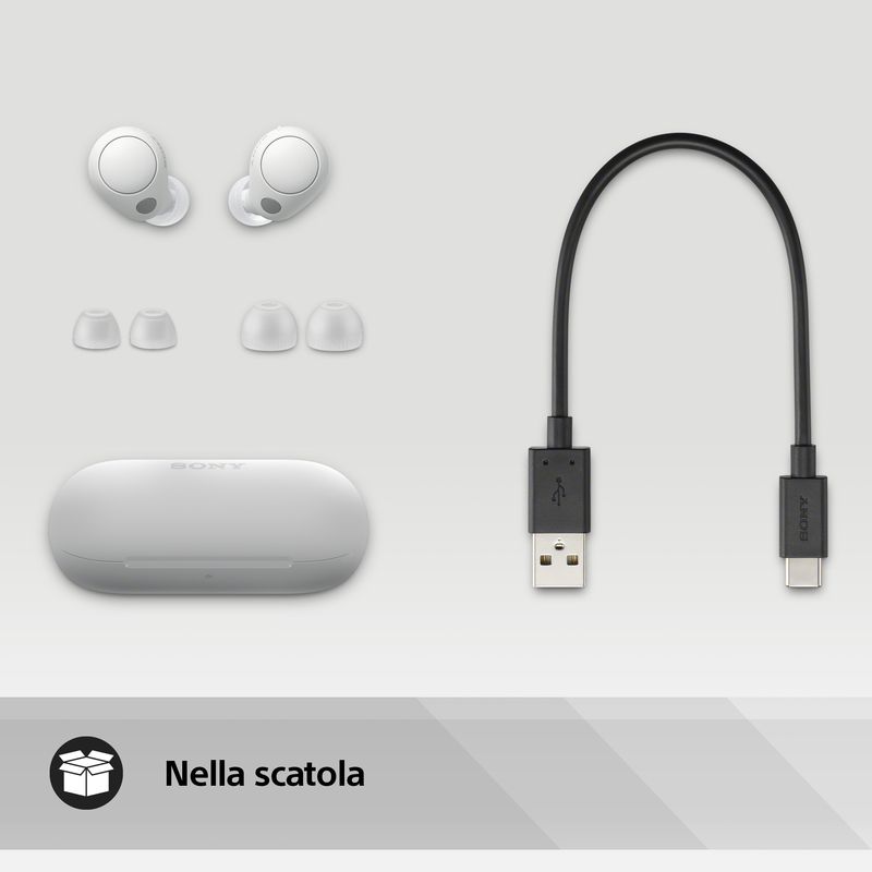 Sony-WF-C700N-Auricolari-con-Cancellazione-del-Rumore-True-Wireless-Durata-della-Batteria-Fino-a-15-Ore-con-Custodia-di-Ricarica-Bianco