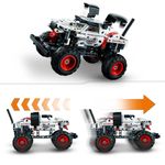 LEGO-Technic-42150-Monster-Mutt-Monster-Jam-Dalmata-Set--2-in-1-con-Pull-Back-Auto-Offroad-Monster-Truck-e-Camion-Giocattolo