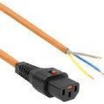 ACT 3.0m C13 female - Open end Arancione 3 m Accoppiatore C13