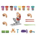 Hasbro Play-Doh Il Fantastico Barbiere, playset con 8 vasetti di pasta da modellare e accessori