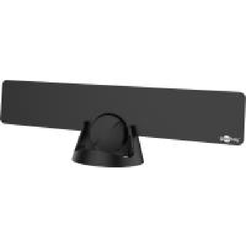 Wentronic Goobay Antenna per interni DVB-T Ultrapiatta Full HD incluso filtro LTE/4G nera