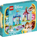 LEGO-Disney-Princess-43219-Castelli-Creativi-Set-con-Castello-Giocattolo-Belle-e-Cenerentola-Giochi-da-Viaggio-per-Bambini
