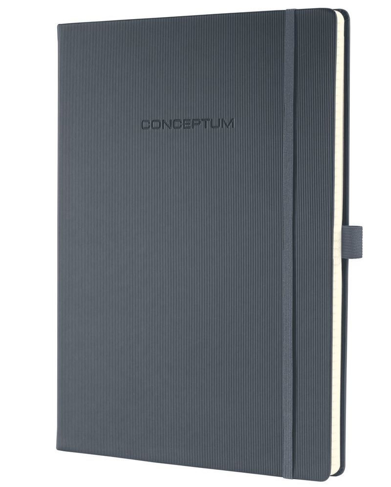 Quaderno-SIGEL-formato-A4-a-righe-grigio-ca.-DIN-A4-a-righe-grigio-scuro