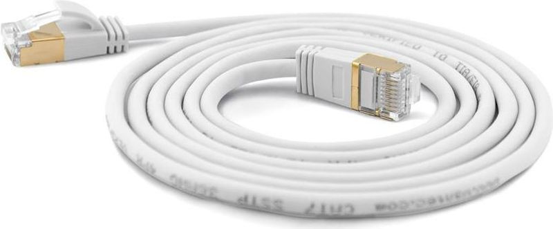 Wantec-Extra-dA¼nnesCat.7-Rohkabel-SSTP-Patchkabel---10-m--Cat.7-Rohkabel---S-FTP--S-STP----RJ-45---RJ-45---WeiA--7123-