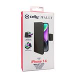 Celly-Wally-custodia-per-cellulare-155-cm--6.1---Custodia-a-borsellino-Nero