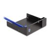 Delock-5.25--Metall-Einbaurahmen-fA¼r-Slim-Bay-Wechselrahmen-mit-USB-5-Gbps--18006-