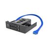 Delock-5.25--Metall-Einbaurahmen-fA¼r-Slim-Bay-Wechselrahmen-mit-USB-5-Gbps--18006-