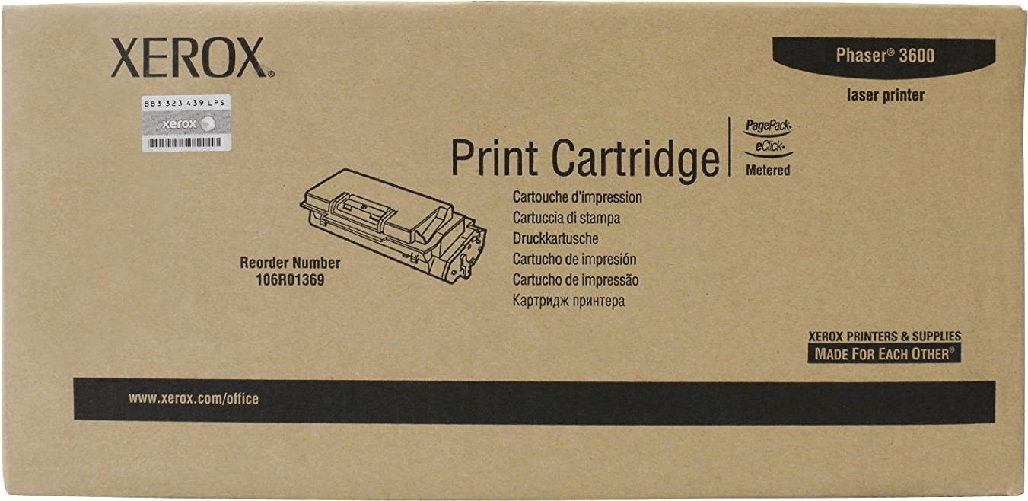 Xerox 106R01369 cartuccia toner 1 pz Originale Nero