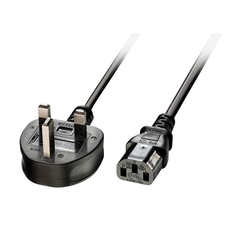 Lindy-30433-cavo-di-alimentazione-interno-2-m--2M-Uk-To-Iec-C13-Mains-Cable---Warranty-120M-