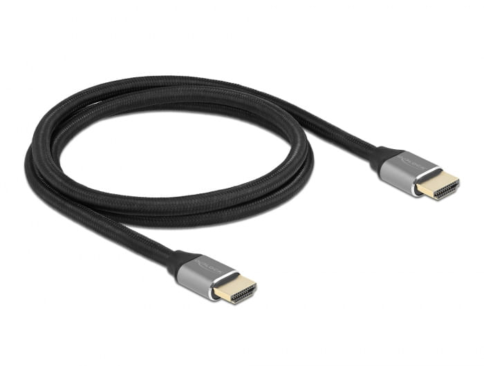 Delock-Cavo-HDMI-Ultra-High-Speed-48-Gbps-8K-60-Hz-grigio-1-m-certificato