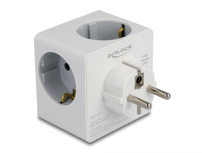 Cubo-portapresa-Delock-a-3-vie-con-blocco-di-sicurezza-per-bambini