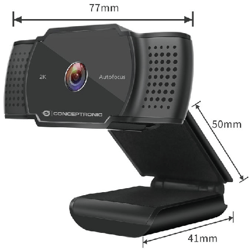 Conceptronic-AMDIS02B-webcam-5-MP-2592-x-1944-Pixel-USB-2.0-Nero