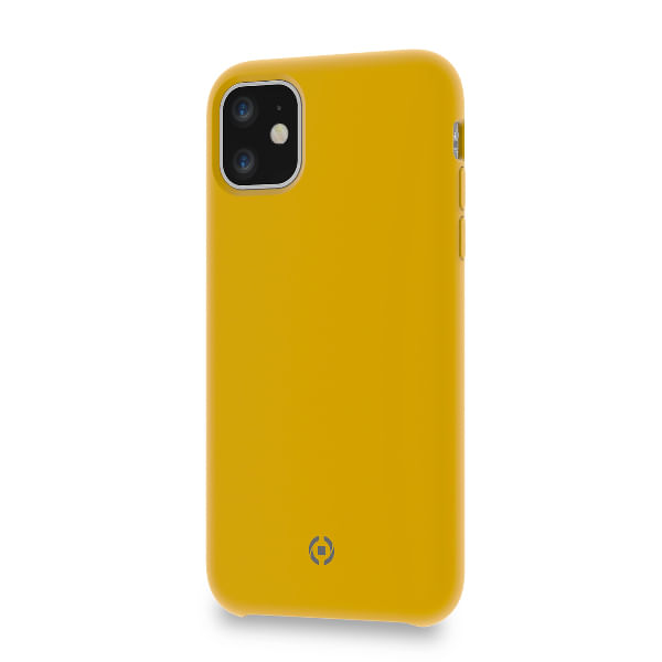 Celly-LEAF-custodia-per-cellulare-155-cm--6.1---Cover-Giallo
