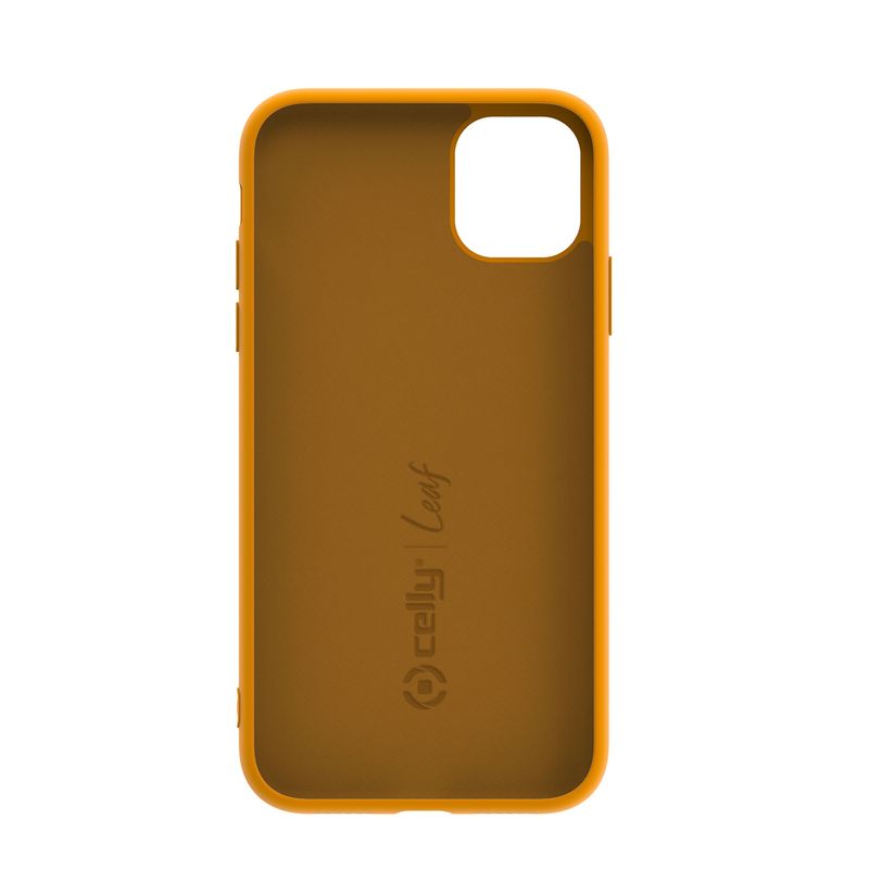 Celly-LEAF-custodia-per-cellulare-155-cm--6.1---Cover-Giallo
