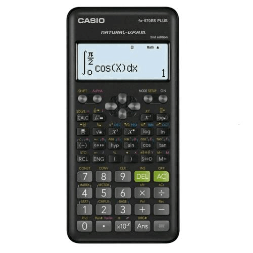 Casio FX-570ES PLUS-2 calcolatrice Desktop Calcolatrice scientifica Nero