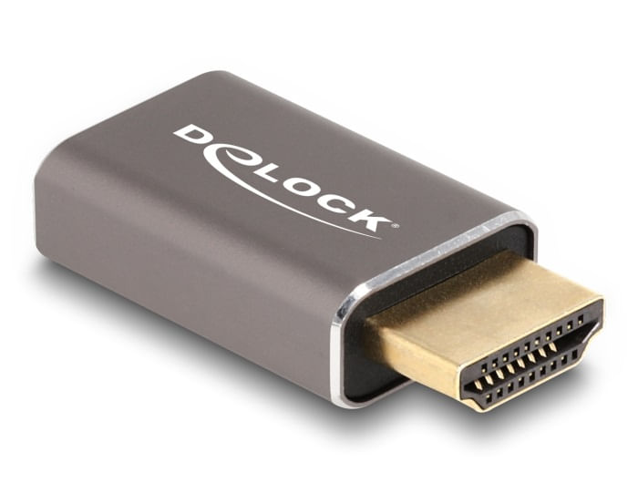 Delock-Adattatore-HDMI-maschio-a-femmina-8K-60-Hz-grigio-metallo