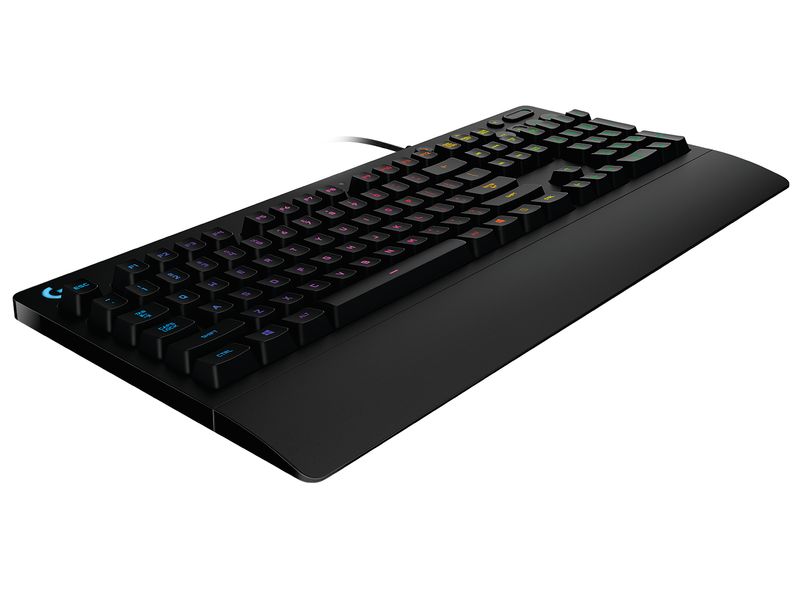 Logitech-G213-Prodigy-Tastiera-Gaming-Cablata-LIGHTSYNC-RGB-Tasti-Retroilluminati-Resistente-Agli-Schizzi-Tasti-Personalizzabili-Controlli-Dedicati-Multimediali-QWERTY-Layout-Italiano-Nero