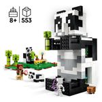 LEGO-Minecraft-21245-Il-rifugio-di-panda-giocattolo-della-casa-con-figurine-per-animali-e-scheletro