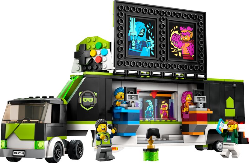 LEGO-60388-City-Camion-dei-Tornei-di-gioco-Set-con-Veicolo-Giocattolo-per-i-Fan-dei-Videogiochi-e-di-eSport-Idee-Regalo-per-Bambini-e-Bambine