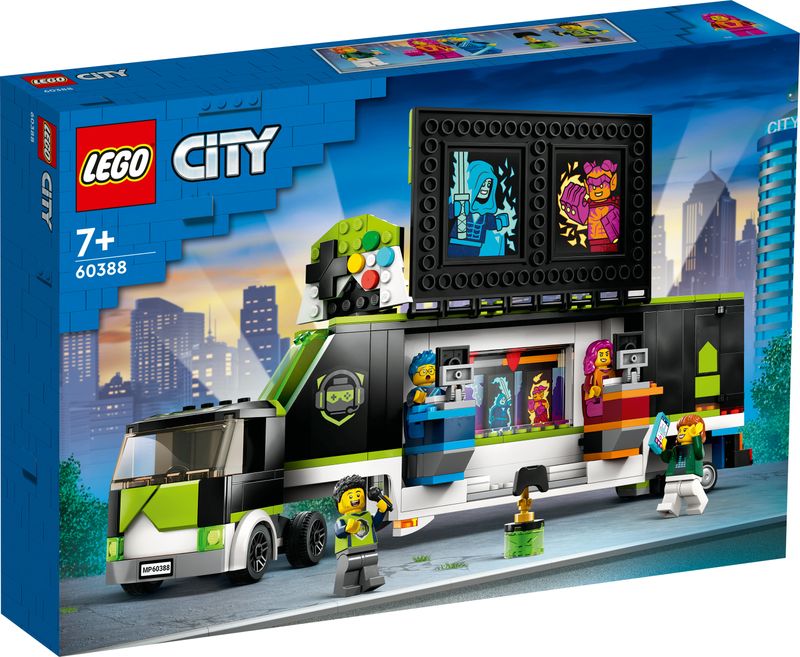 LEGO-60388-City-Camion-dei-Tornei-di-gioco-Set-con-Veicolo-Giocattolo-per-i-Fan-dei-Videogiochi-e-di-eSport-Idee-Regalo-per-Bambini-e-Bambine