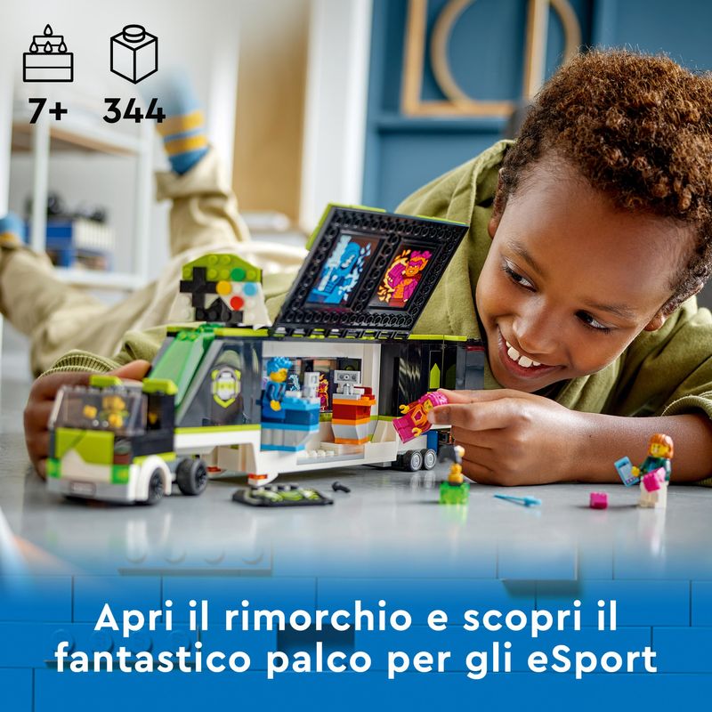 LEGO-60388-City-Camion-dei-Tornei-di-gioco-Set-con-Veicolo-Giocattolo-per-i-Fan-dei-Videogiochi-e-di-eSport-Idee-Regalo-per-Bambini-e-Bambine