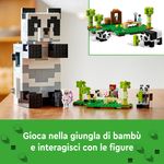 LEGO-Minecraft-21245-Il-rifugio-di-panda-giocattolo-della-casa-con-figurine-per-animali-e-scheletro