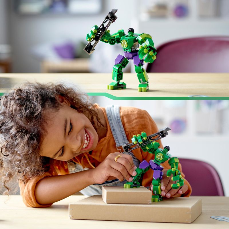 LEGO-76241-Marvel-Armatura-Mech-Hulk-Set-Action-Figure-Supereroe-Avengers-Idea-Regalo-di-Compleanno-Modellino-da-Costruire-Giochi-per-Bambini-e-Bambine-dai-6-Anni