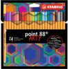 STABILO-point-88-ARTY-penna-tecnica-Fine-Multicolore-24-pezzo-i-