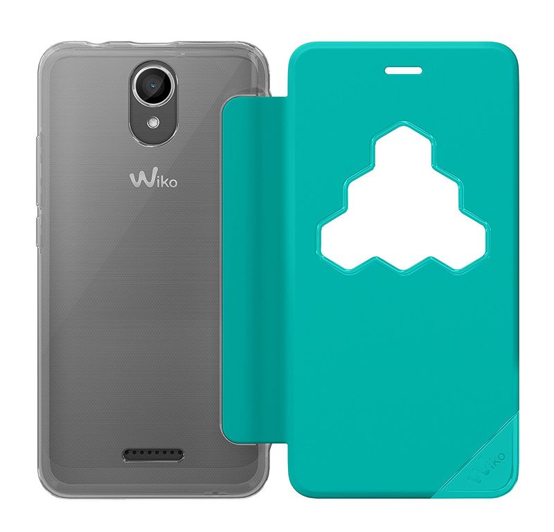 Wiko-WKPRFIBL3953-custodia-per-cellulare-127-cm--5---Custodia-a-libro-Verde