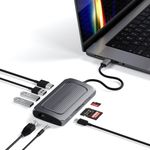 Satechi-ST-U4MA3M-replicatore-di-porte-e-docking-station-per-laptop-USB-tipo-C-Grigio