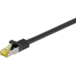 Goobay RJ-45 CAT7 5m cavo di rete Nero S/FTP (S-STP)