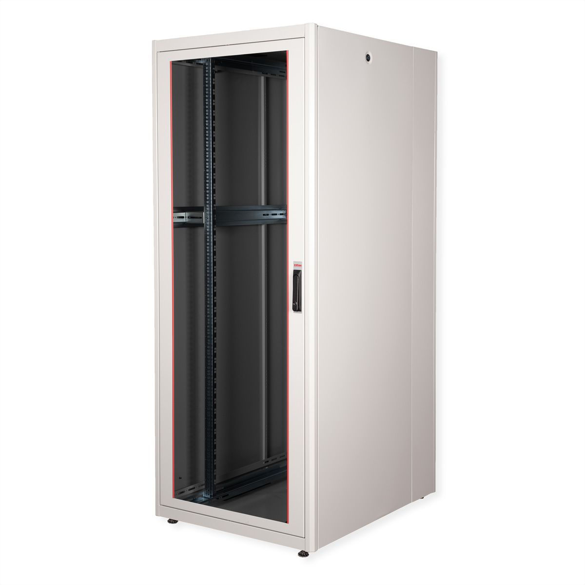 ROLINE 19 Zoll Netzwerkschrank Basic 42 800x1000 BxT GlastÃ¼r grau (26.21.0044)