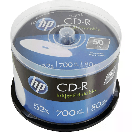 HP-CRE00017WIP-CD-R-80Min-700MB-52x-Cakebox--50-Disc-