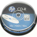 HP-CRE00019-CD-R-80Min-700MB-52x-Cakebox--10-Disc-