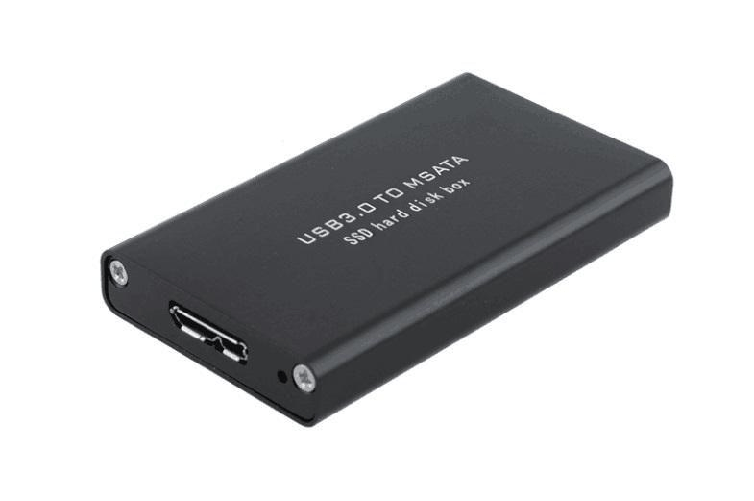 CoreParts-MSUB3302-contenitore-di-unit--di-archiviazione-Box-esterno-HDD-SSD-Nero--mSATA-to-USB3.0-SSD-Enclosure---MSUB3