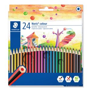 Staedtler Noris Colour 185 pastello colorato 24 pezzo(i) Multi