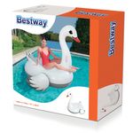 Bestway-41111-galleggiante-da-piscina-e-da-spiaggia-Nero-Grigio-Rosso-Bianco-Vinile-Gonfiabile-cavalcabile