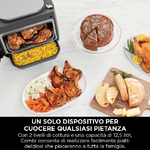 Ninja-SFP700EU-Combi-12-in-1-Multicooker-Forno-e-Friggitrice-ad-Aria-12-Funzioni-di-Cottura-Pasti-per-la-Famiglia-in-15-Minuti--Include-Teglia-Padella-e-Guida-alle-Ricette-Grigio