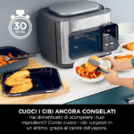 Ninja-SFP700EU-Combi-12-in-1-Multicooker-Forno-e-Friggitrice-ad-Aria-12-Funzioni-di-Cottura-Pasti-per-la-Famiglia-in-15-Minuti--Include-Teglia-Padella-e-Guida-alle-Ricette-Grigio