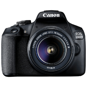 Canon EOS 2000D + EF-S 18-55mm f-3.5-5.6 III Kit fotocamere SLR 24,1 MP CMOS 6000 x 4000 Pixel Nero