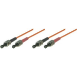 LWL Patchkabel, 50/125 µm, OM2-Faser, 2x ST Stecker/2x ST Stecker, orange, 5,0 m (75805)
