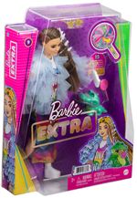 Barbie-Extra-----Bambola-mora-con-capelli-lunghi-e-articolazioni-flessibili-con-giacca-blu-e-cucciolo-di-coccodrillo--per-bambini-3--anni