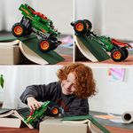 LEGO-42149-Technic-Monster-Jam-Dragon-Set-Monster-Truck-2-in-1-con-Pull-Back-Auto-Offroad-e-Macchina-Giocattolo-Buggy-Giochi-per-Bambini-e-Bambine