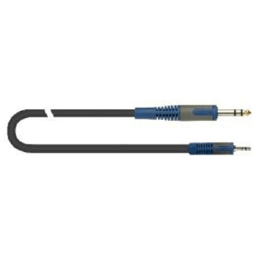 QUIK-LOK-RKSA-139-3-cavo-audio-3-m-3.5mm-6.35mm-Nero-Blu-Grigio