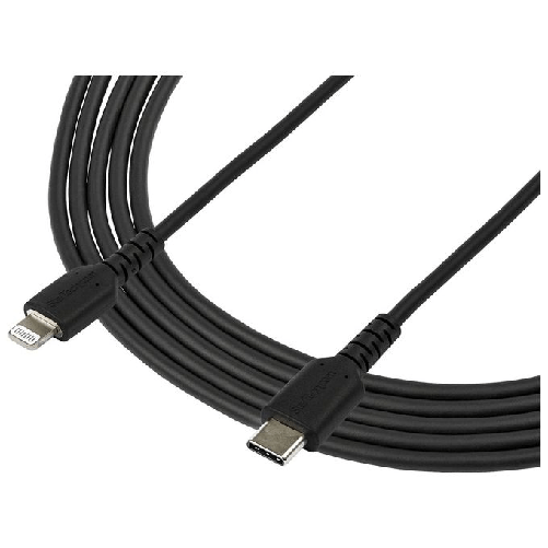 StarTech.com-Cavo-da-USB-C-a-Lightning-da-2m-nero---Cavo-in-fibra-aramidica-da-USB-tipo-C---Certificato-Apple-MFi--RUSBCLTMM2MB--